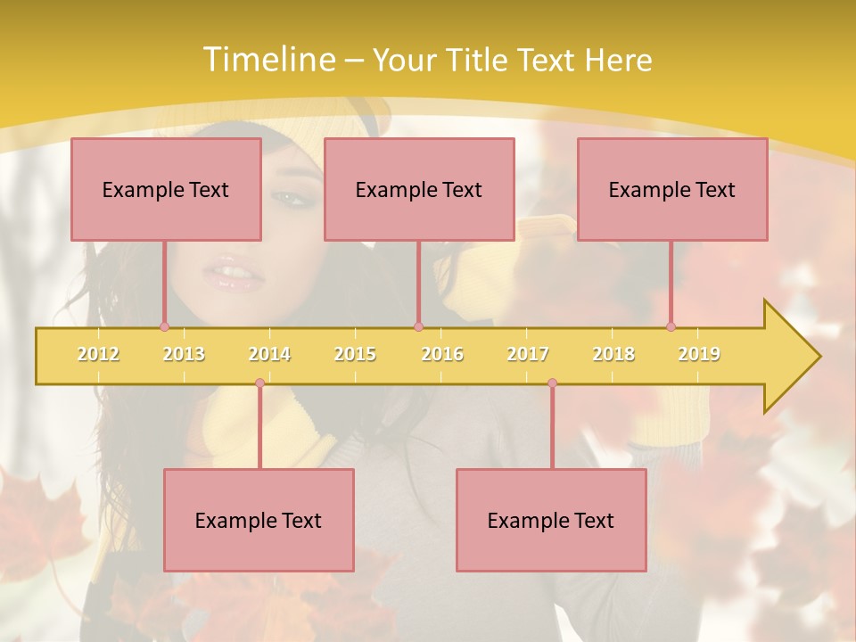 Face Model Season PowerPoint Template