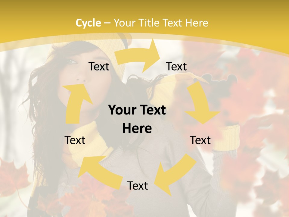 Face Model Season PowerPoint Template