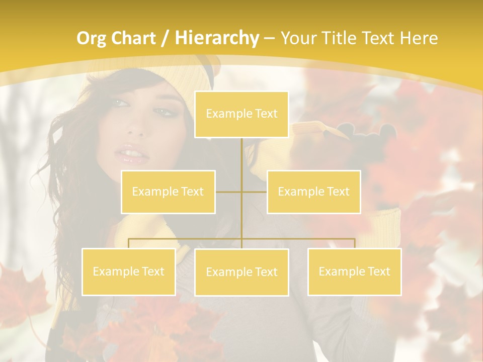 Face Model Season PowerPoint Template
