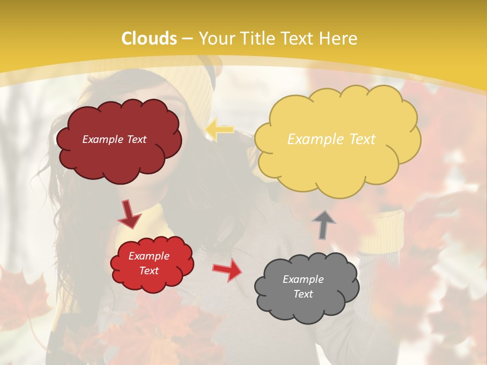 Face Model Season PowerPoint Template