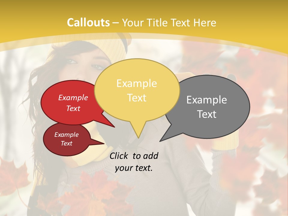 Face Model Season PowerPoint Template