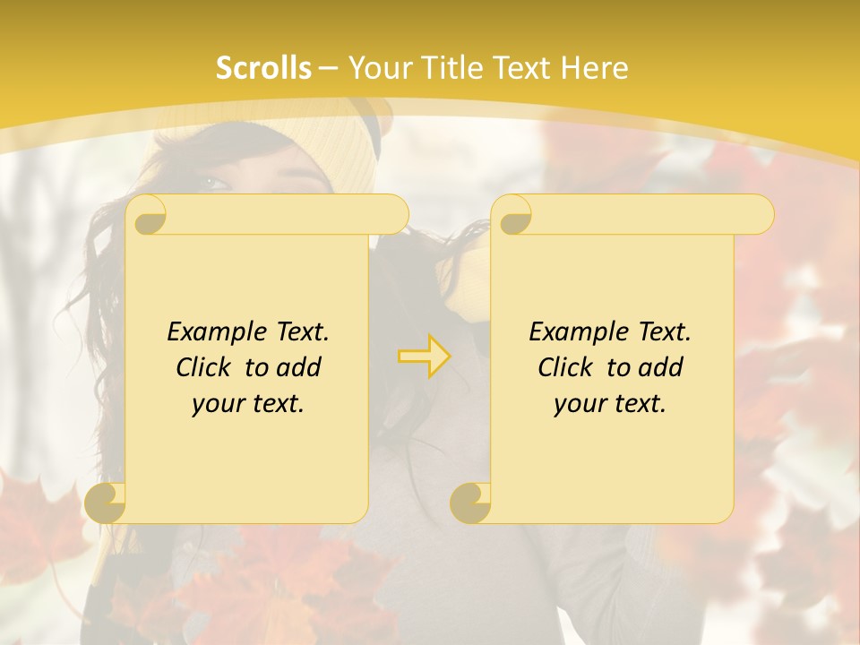 Face Model Season PowerPoint Template