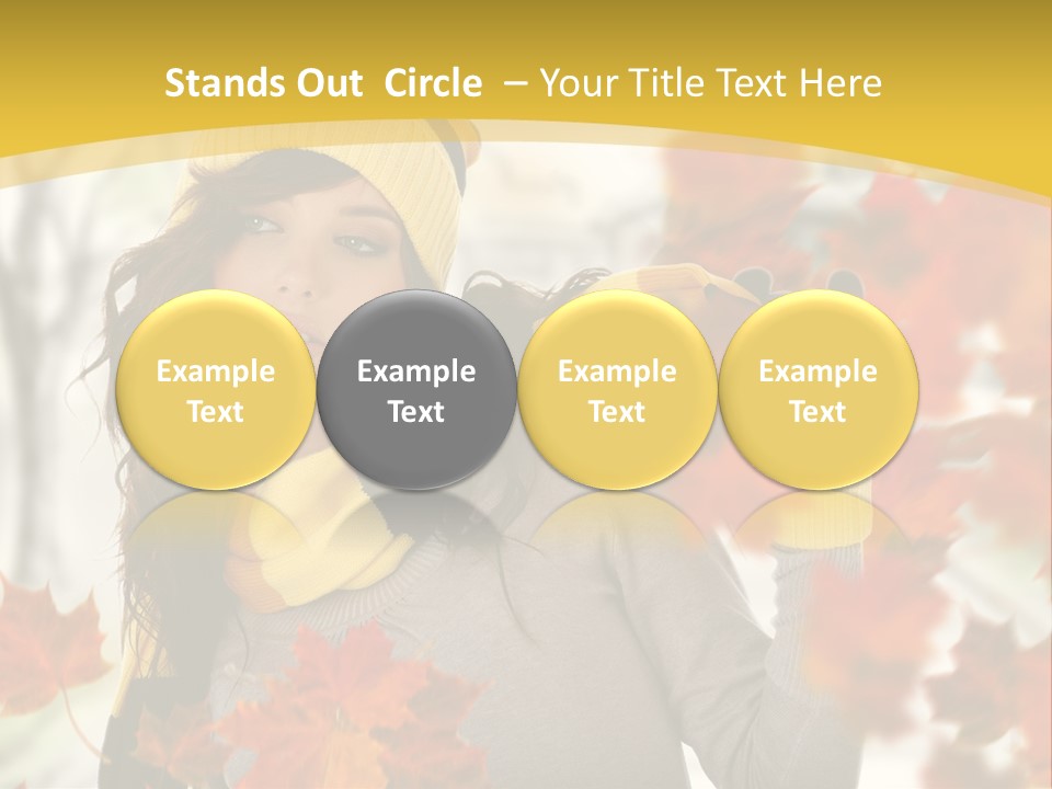 Face Model Season PowerPoint Template