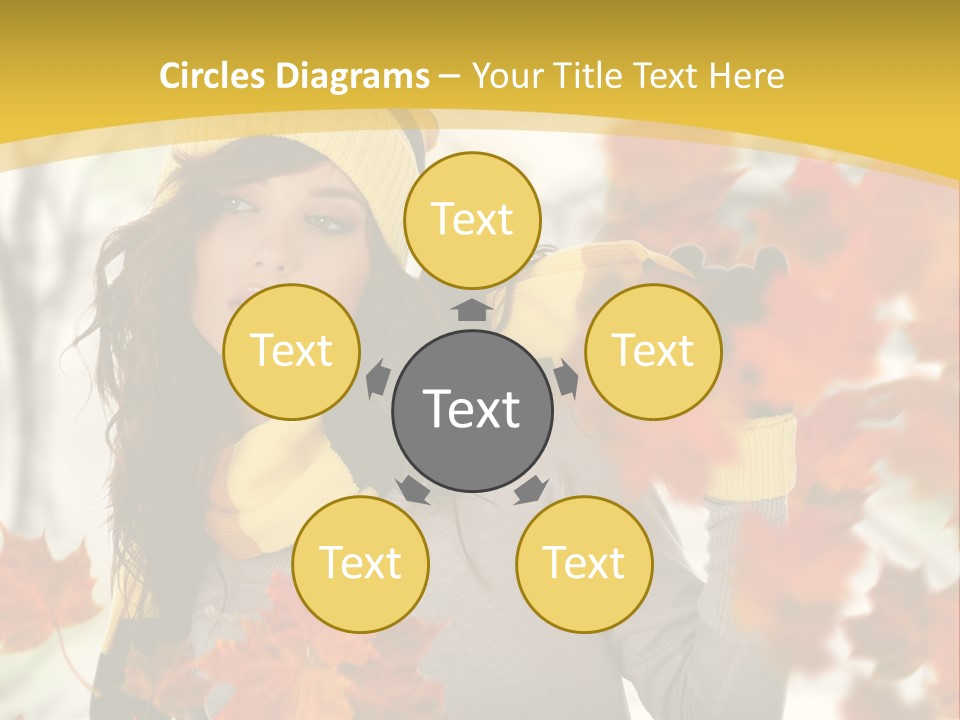 Face Model Season PowerPoint Template