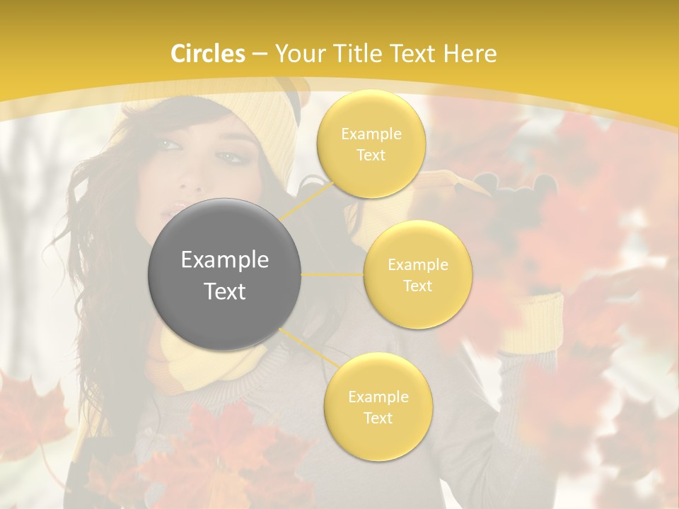 Face Model Season PowerPoint Template