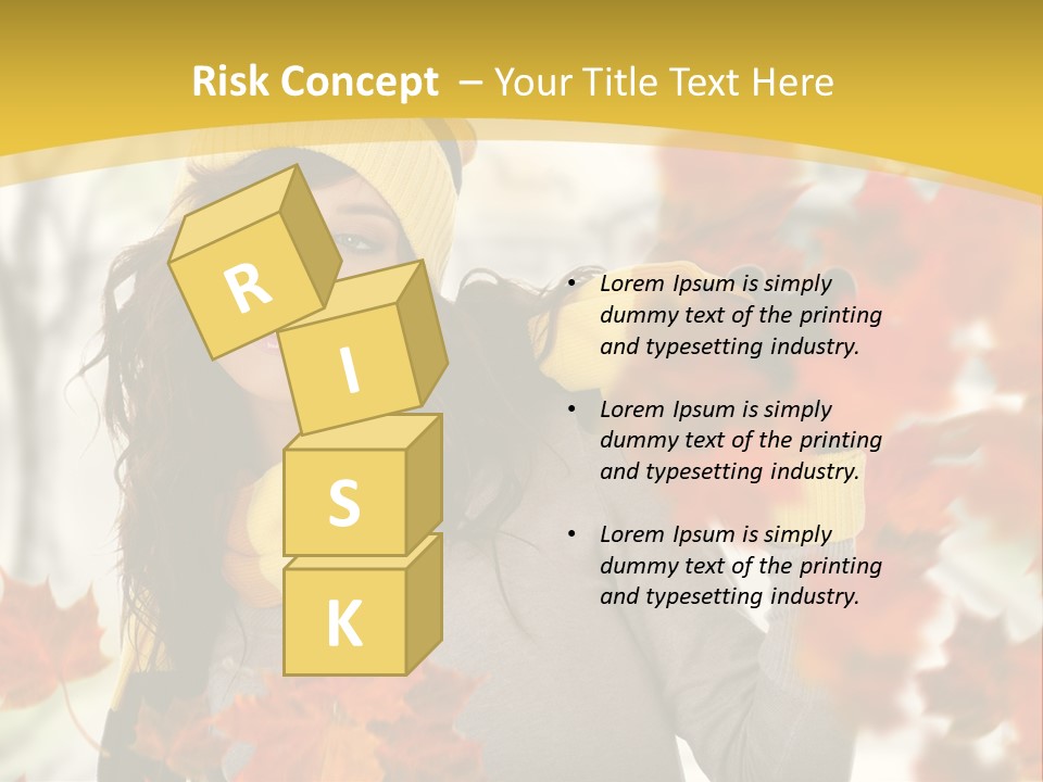 Face Model Season PowerPoint Template