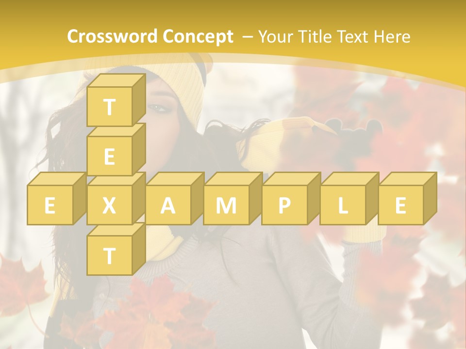 Face Model Season PowerPoint Template