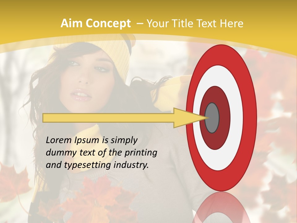 Face Model Season PowerPoint Template