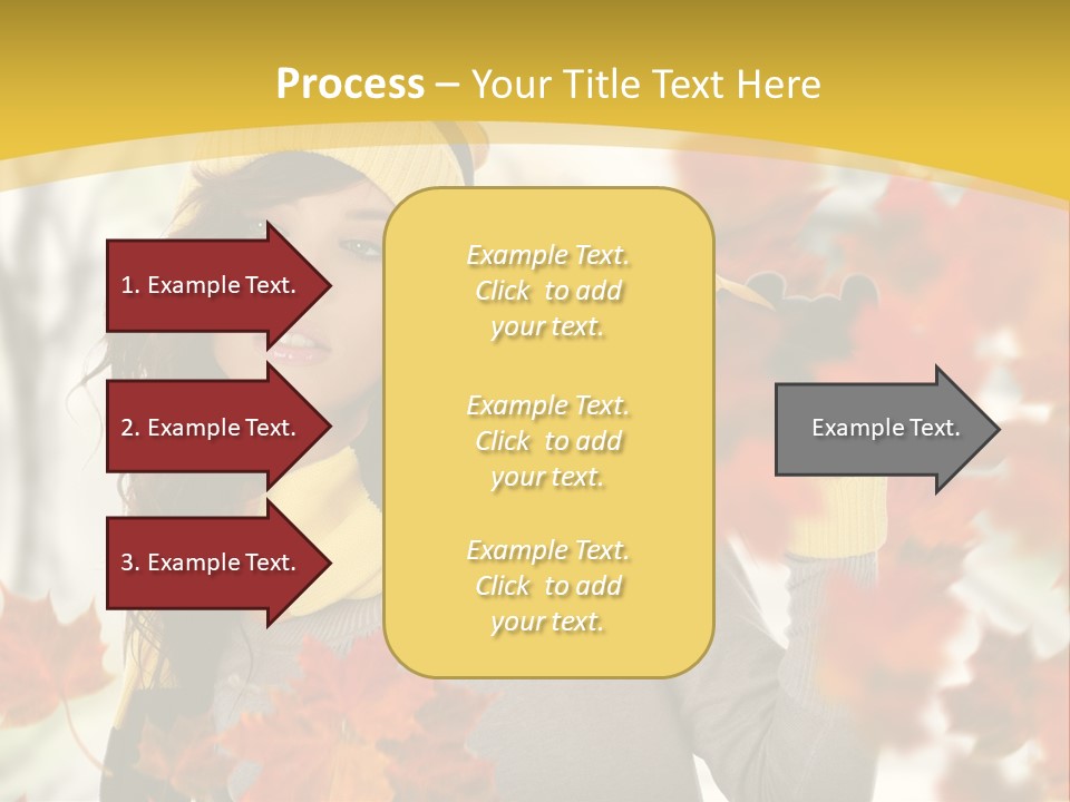 Face Model Season PowerPoint Template