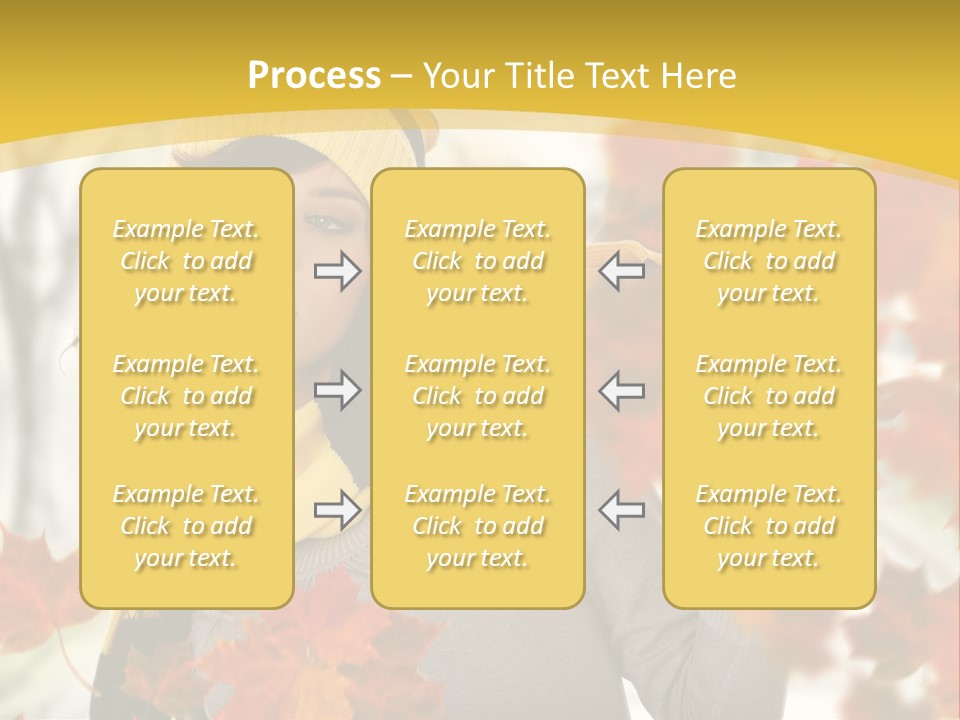 Face Model Season PowerPoint Template