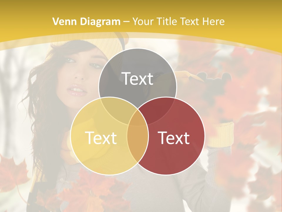 Face Model Season PowerPoint Template