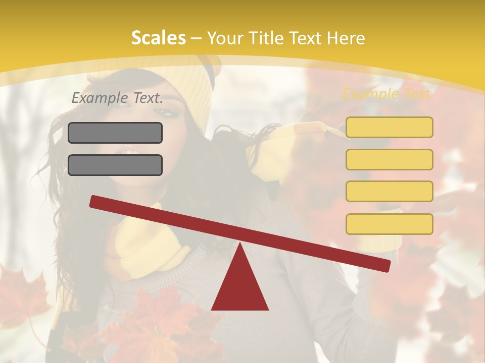 Face Model Season PowerPoint Template