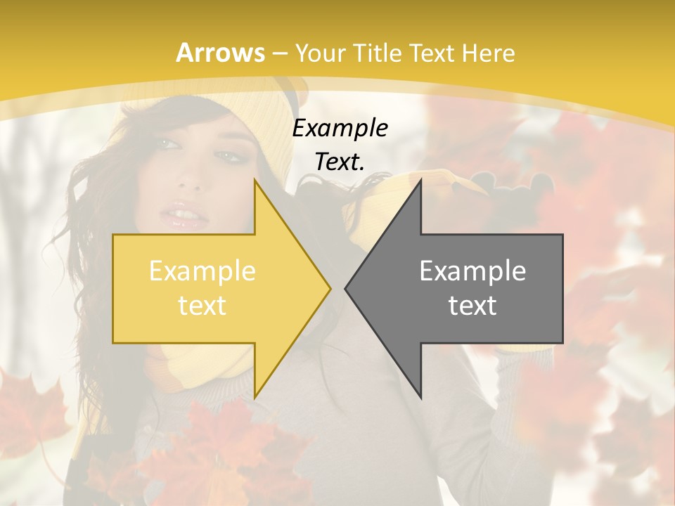Face Model Season PowerPoint Template