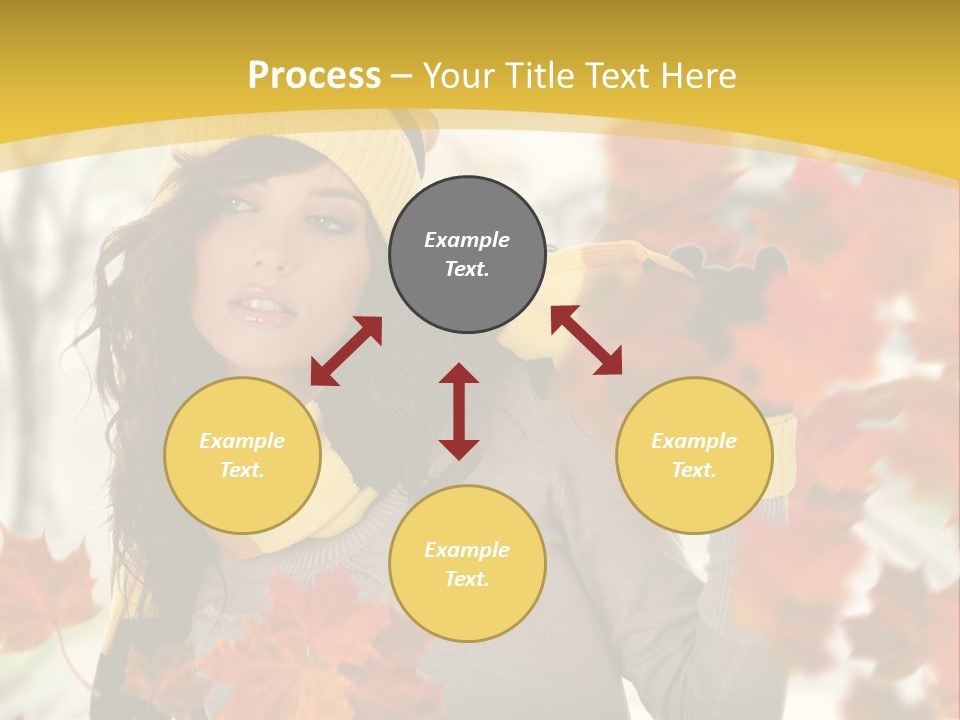 Face Model Season PowerPoint Template