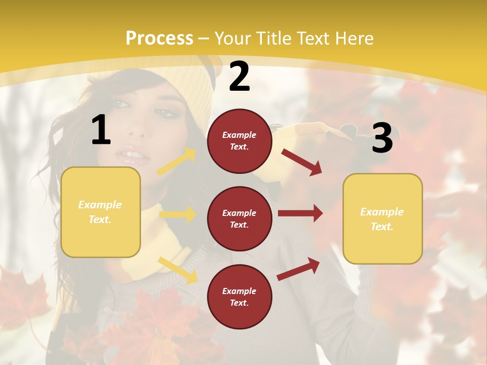 Face Model Season PowerPoint Template