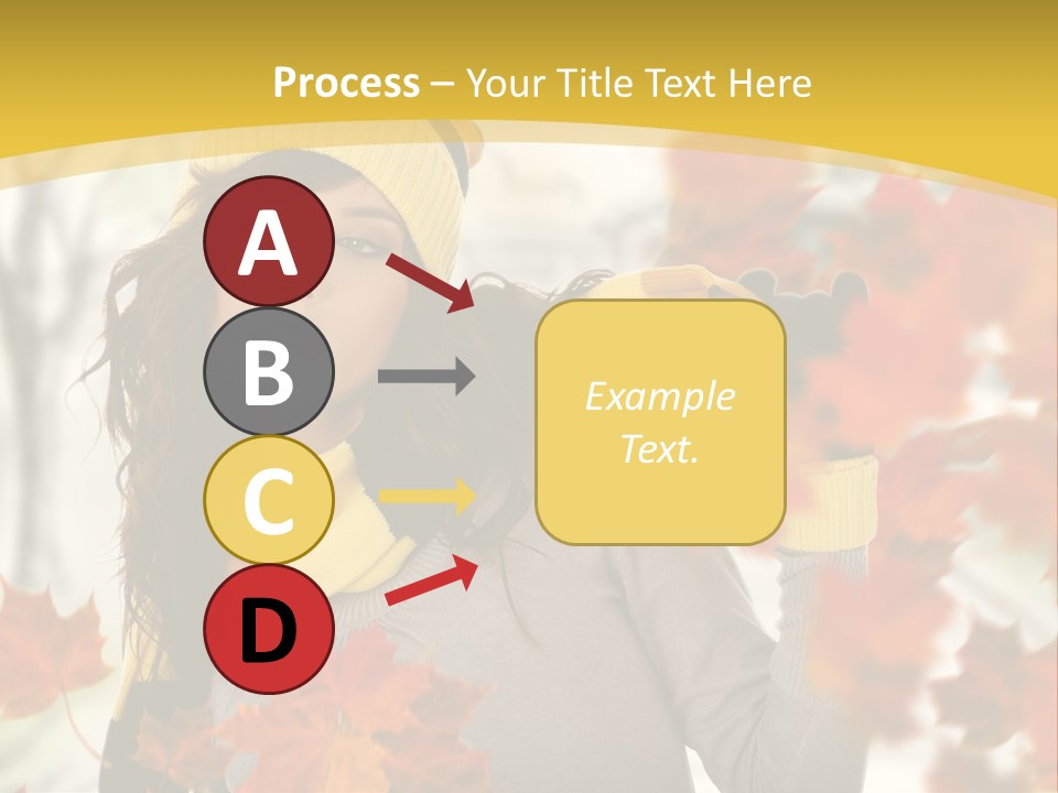 Face Model Season PowerPoint Template