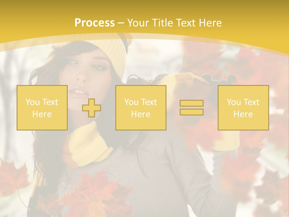 Face Model Season PowerPoint Template