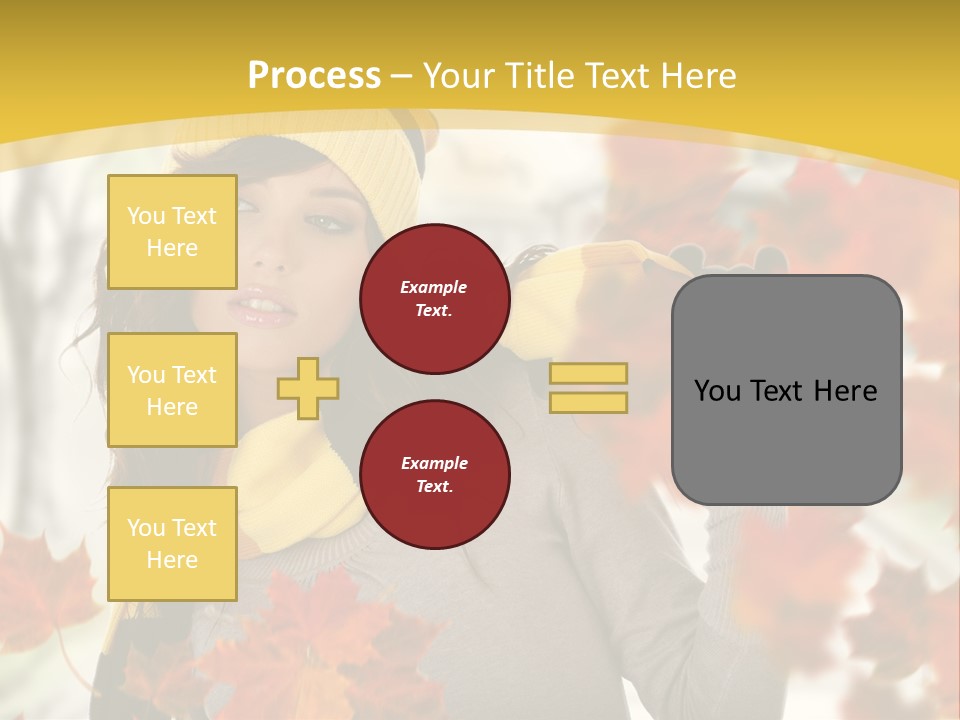 Face Model Season PowerPoint Template
