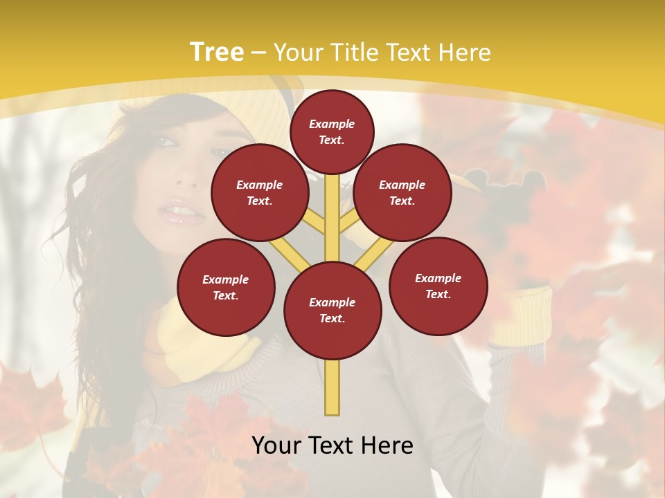 Face Model Season PowerPoint Template