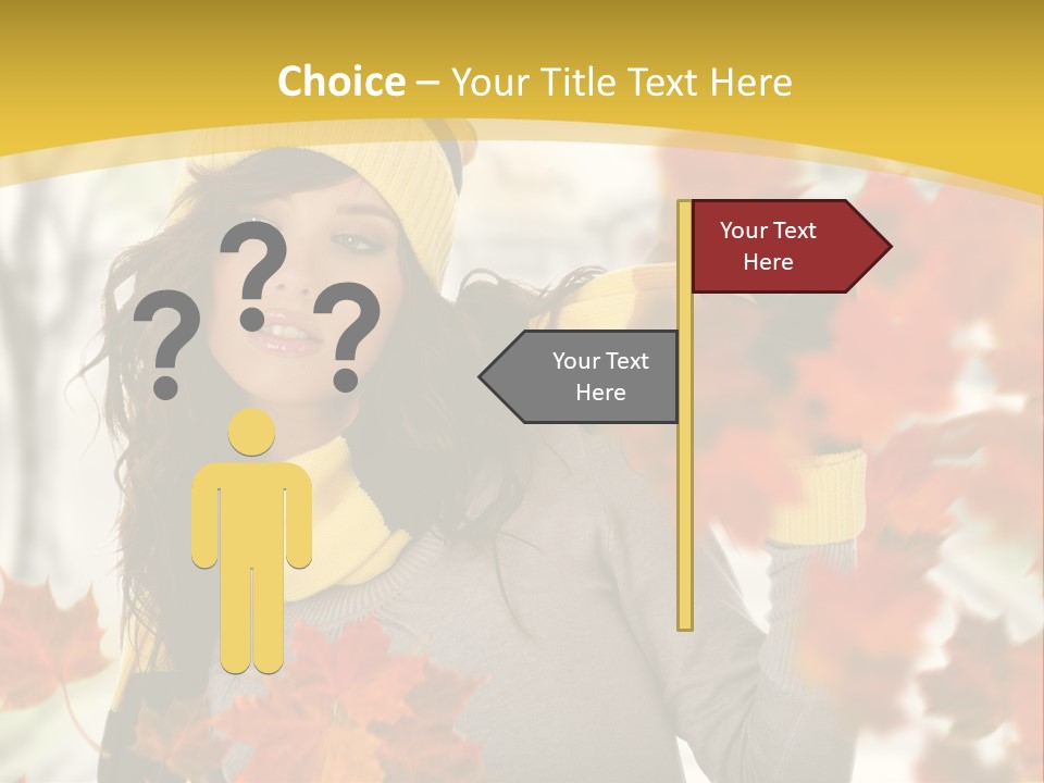 Face Model Season PowerPoint Template