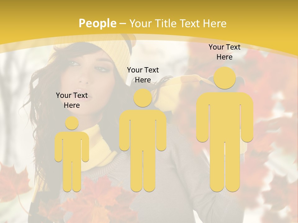 Face Model Season PowerPoint Template