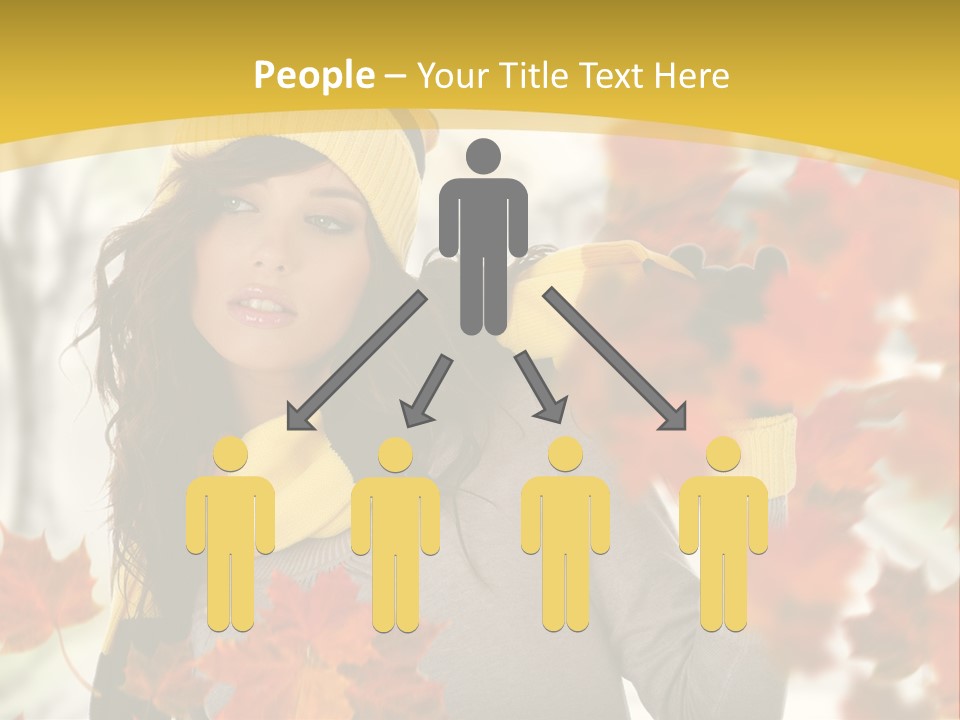 Face Model Season PowerPoint Template