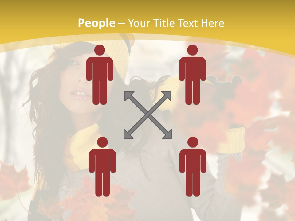 Face Model Season PowerPoint Template