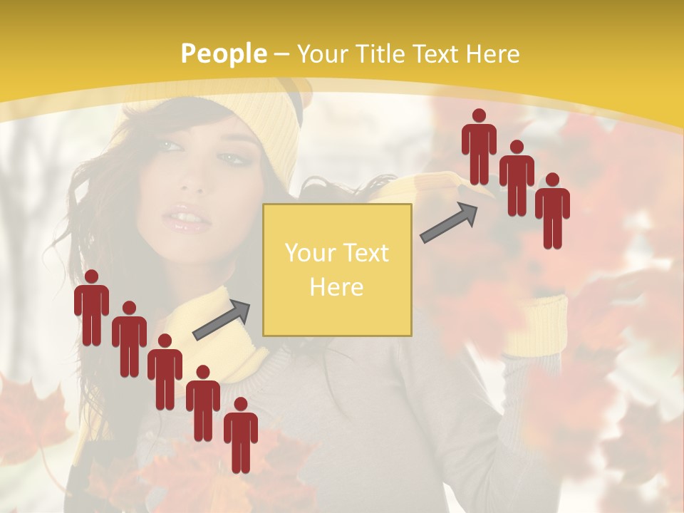 Face Model Season PowerPoint Template