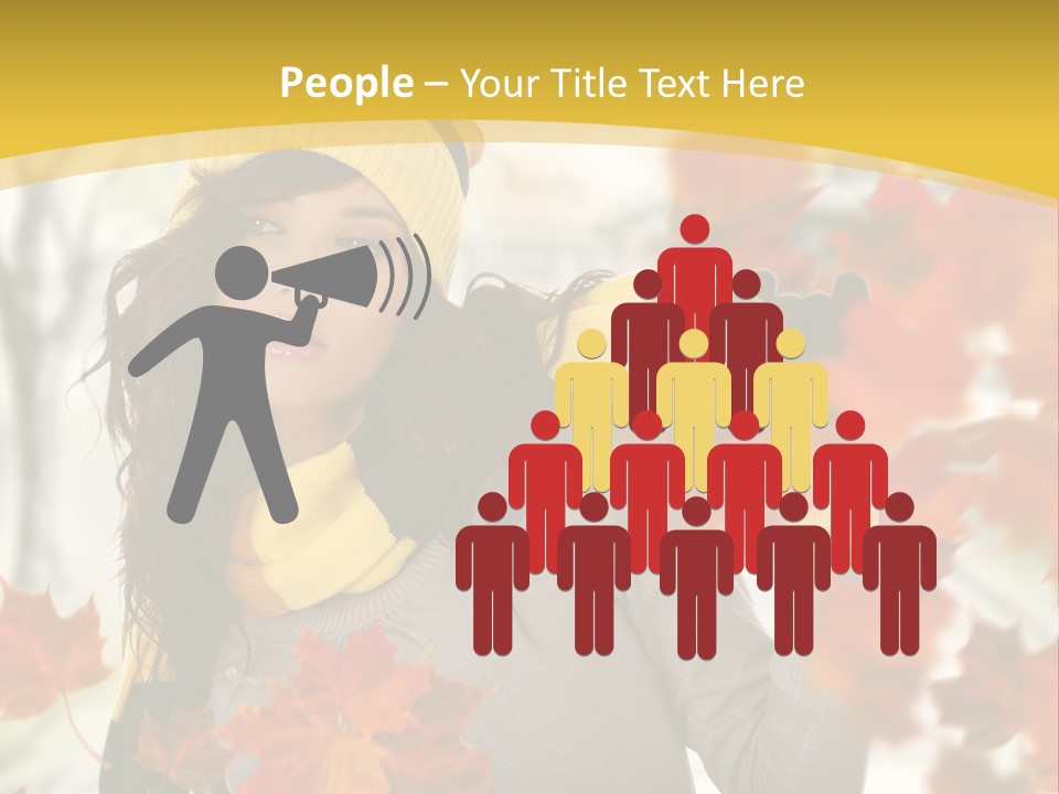 Face Model Season PowerPoint Template