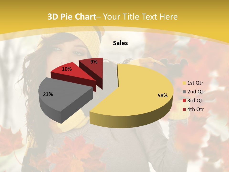 Face Model Season PowerPoint Template