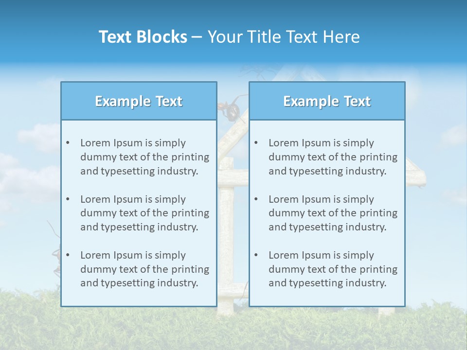 Build Plank Insects PowerPoint Template