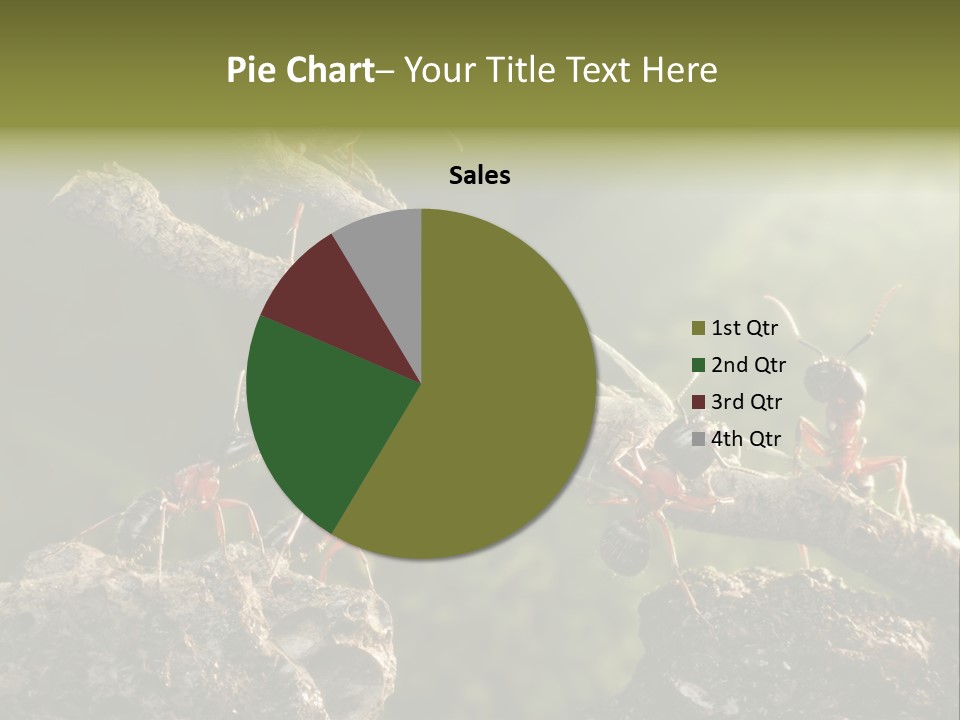 Tree Ant Anthill PowerPoint Template