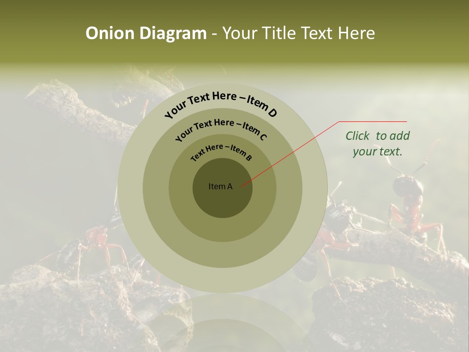 Tree Ant Anthill PowerPoint Template