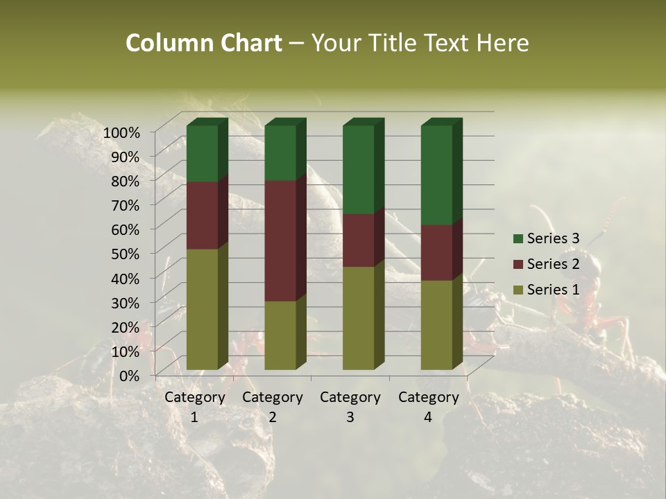 Tree Ant Anthill PowerPoint Template