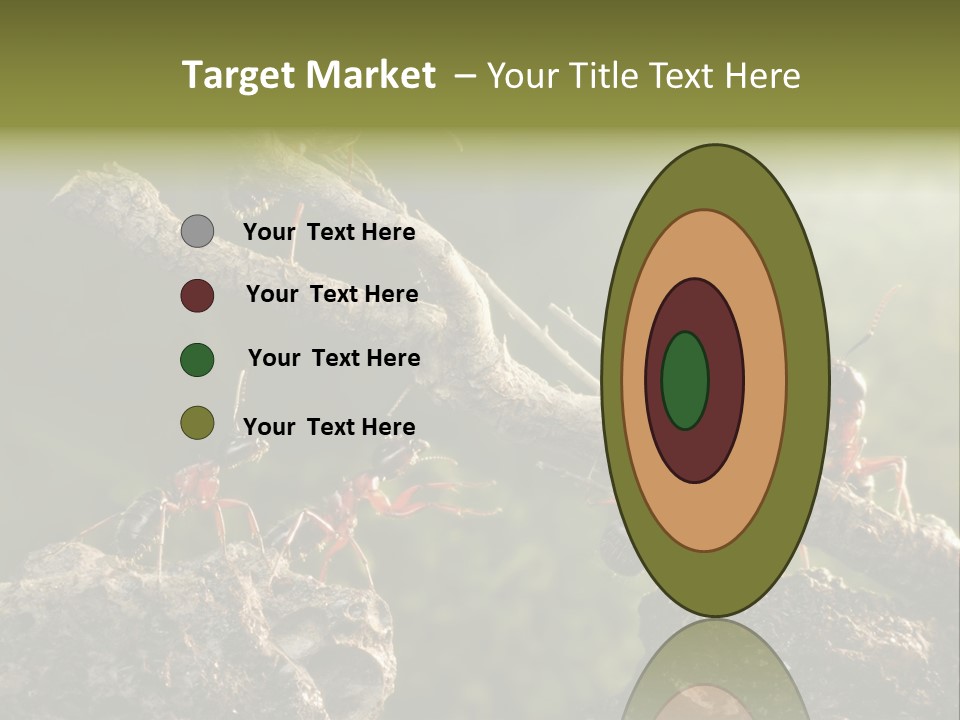Tree Ant Anthill PowerPoint Template