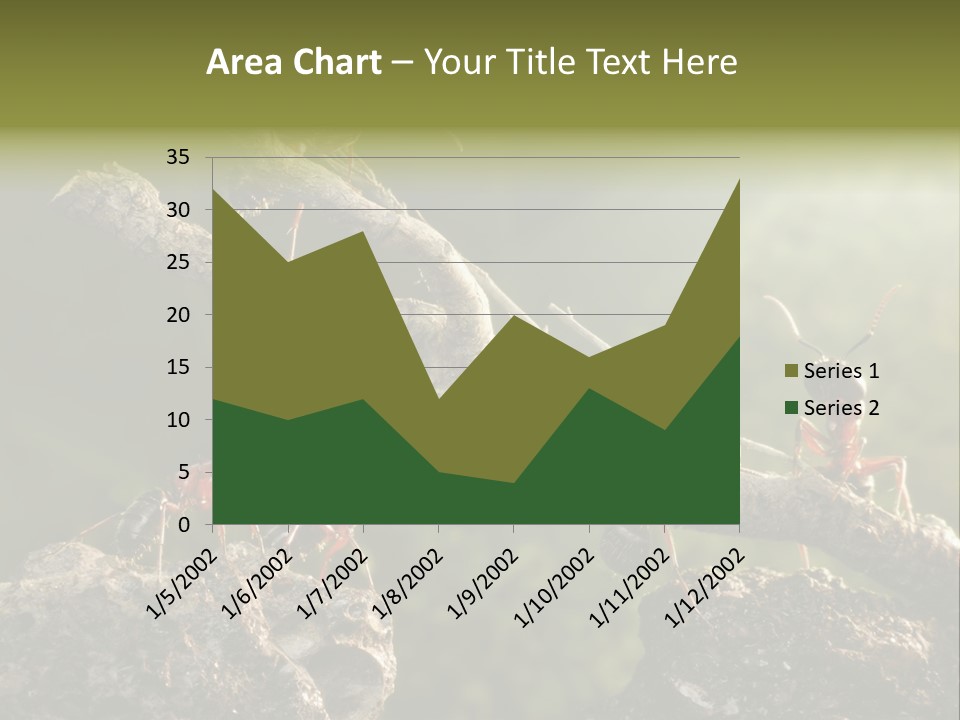 Tree Ant Anthill PowerPoint Template