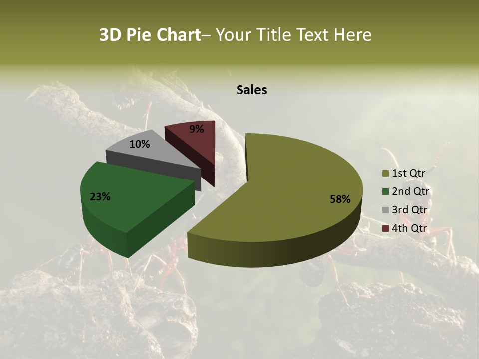 Tree Ant Anthill PowerPoint Template