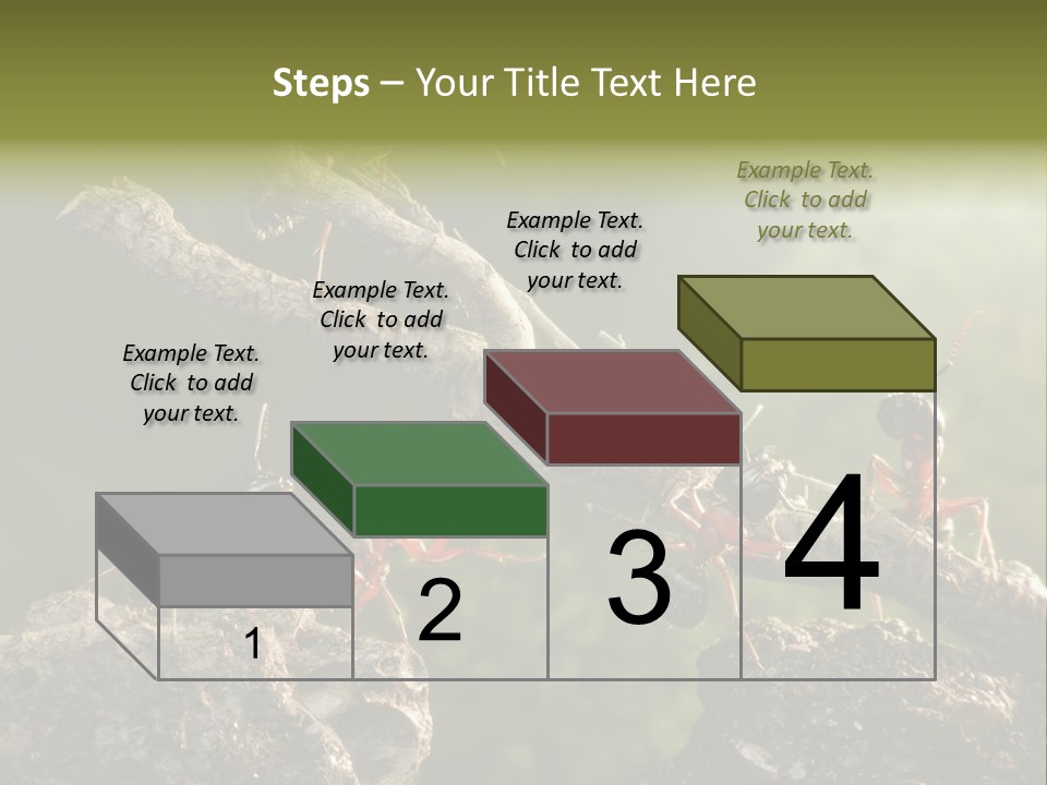 Tree Ant Anthill PowerPoint Template