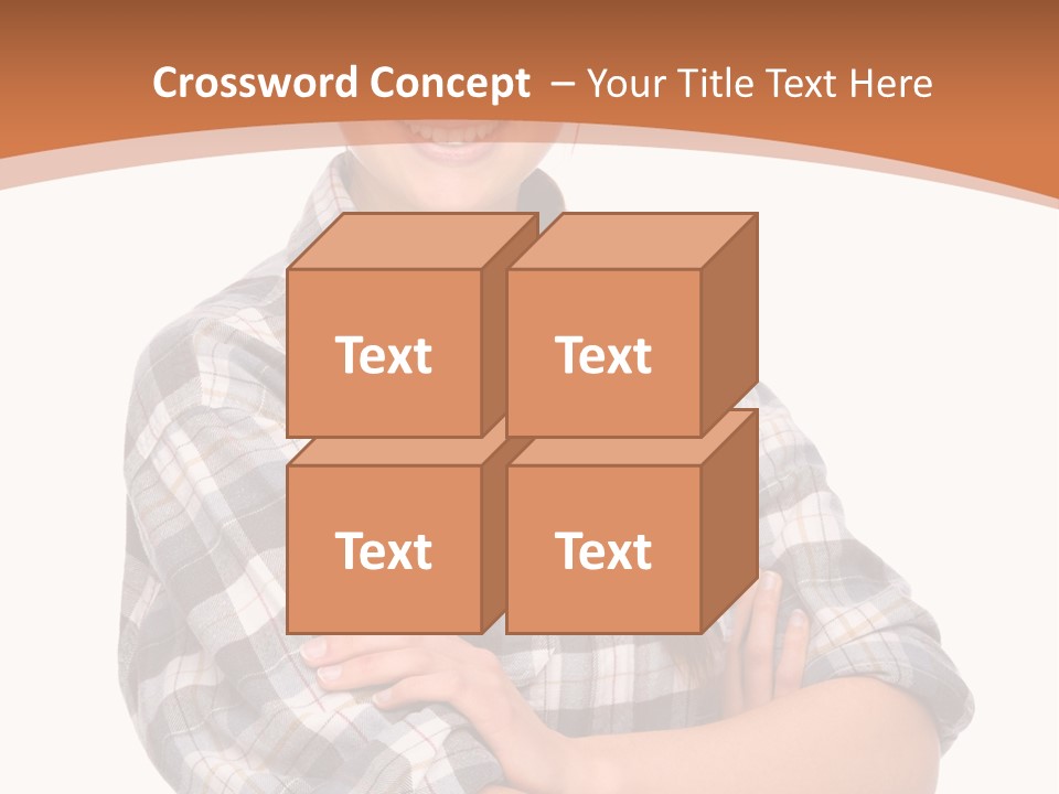 Business Smile Workman PowerPoint Template