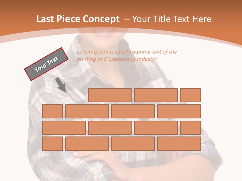 Business Smile Workman PowerPoint Template