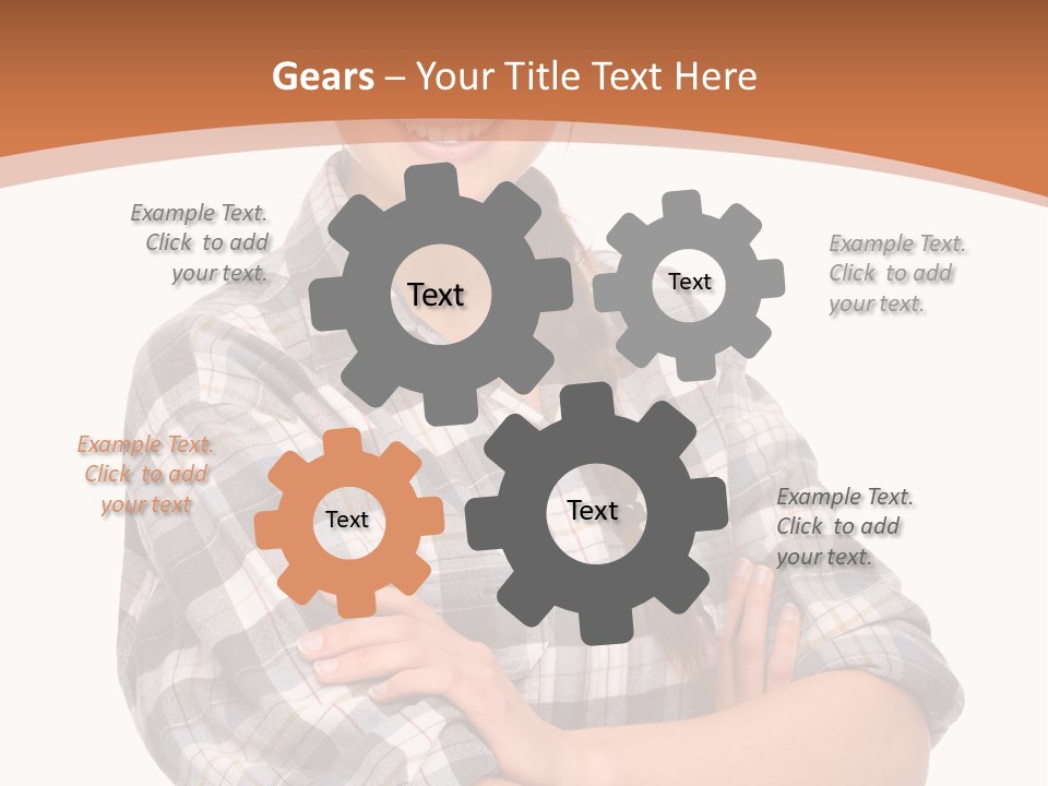 Business Smile Workman PowerPoint Template