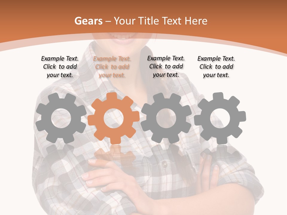 Business Smile Workman PowerPoint Template