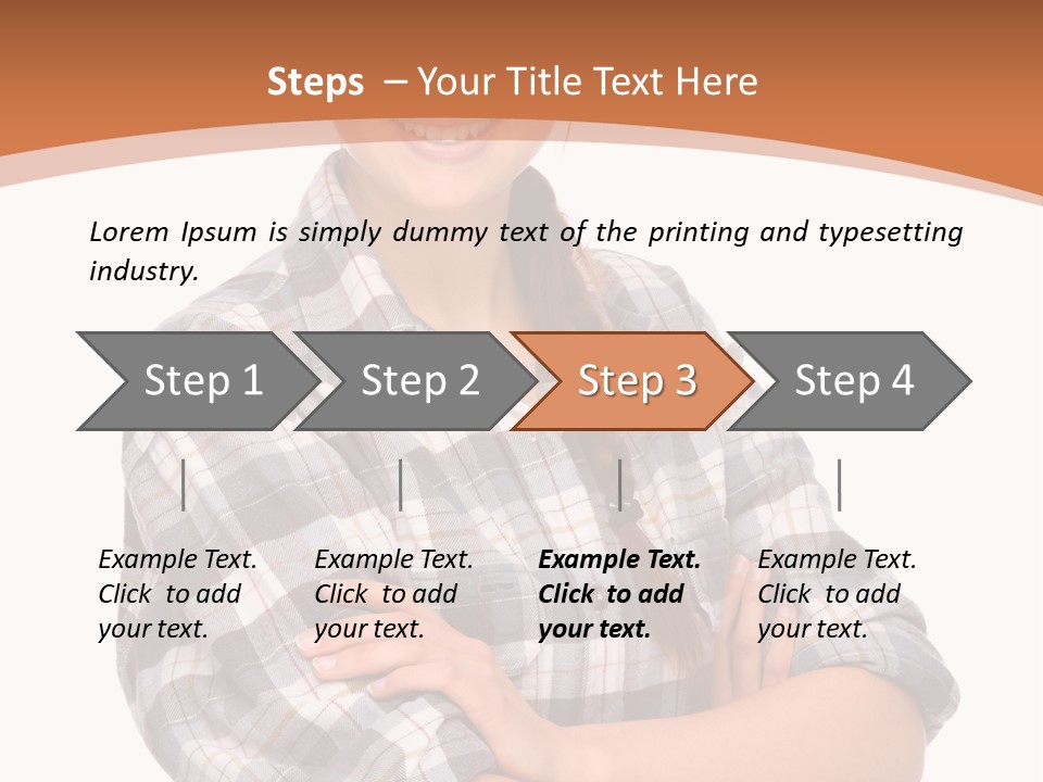 Business Smile Workman PowerPoint Template