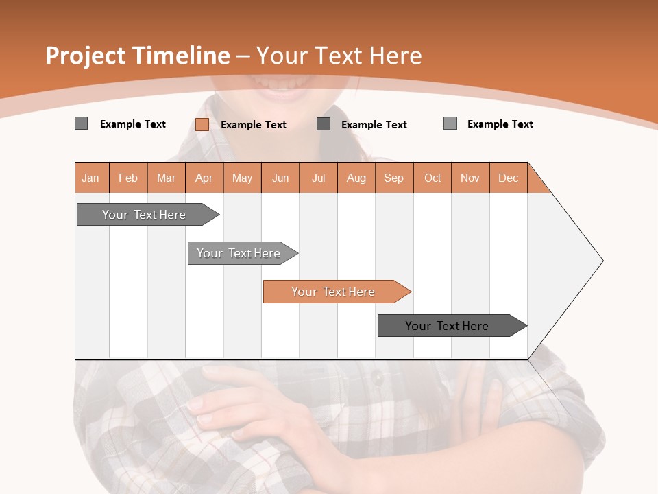 Business Smile Workman PowerPoint Template