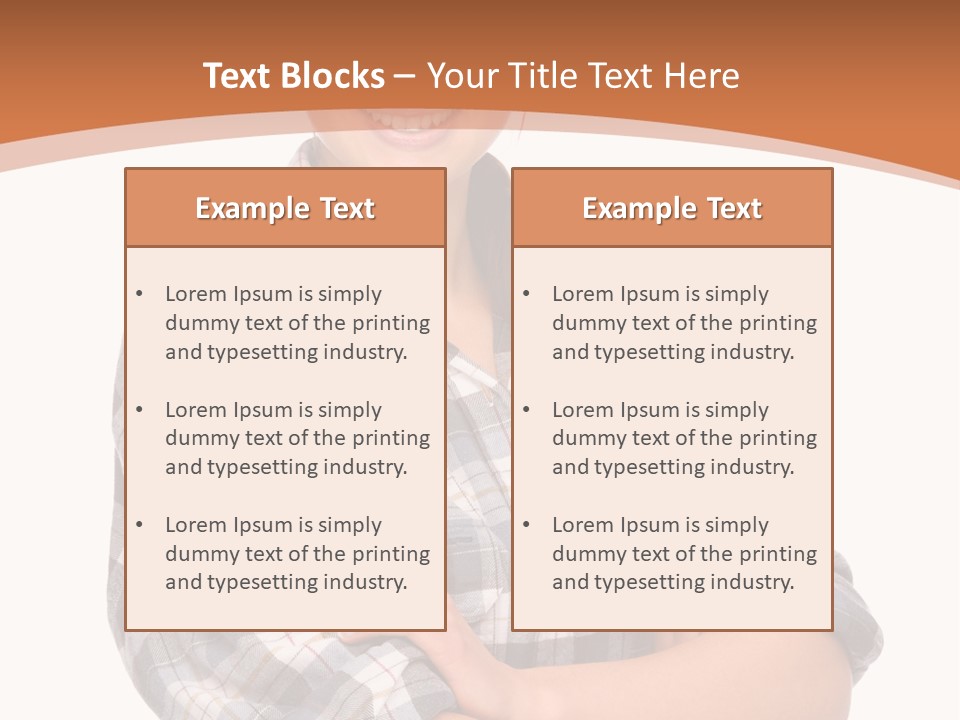 Business Smile Workman PowerPoint Template