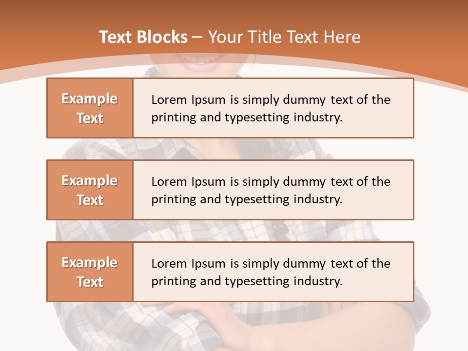 Business Smile Workman PowerPoint Template