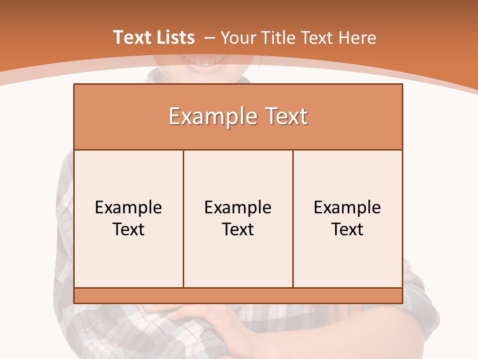 Business Smile Workman PowerPoint Template