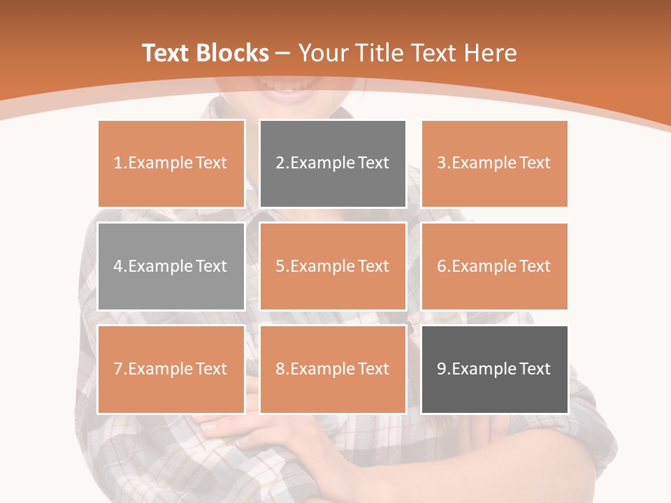 Business Smile Workman PowerPoint Template
