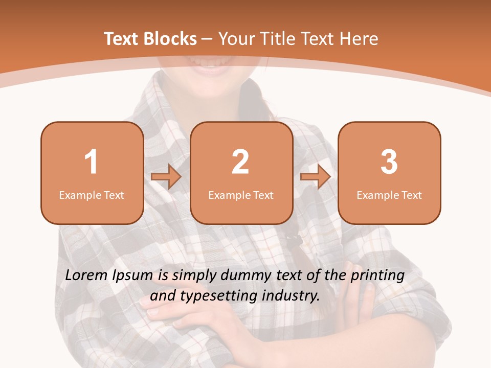 Business Smile Workman PowerPoint Template