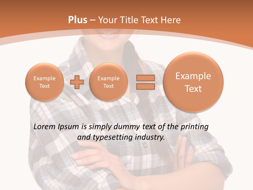 Business Smile Workman PowerPoint Template